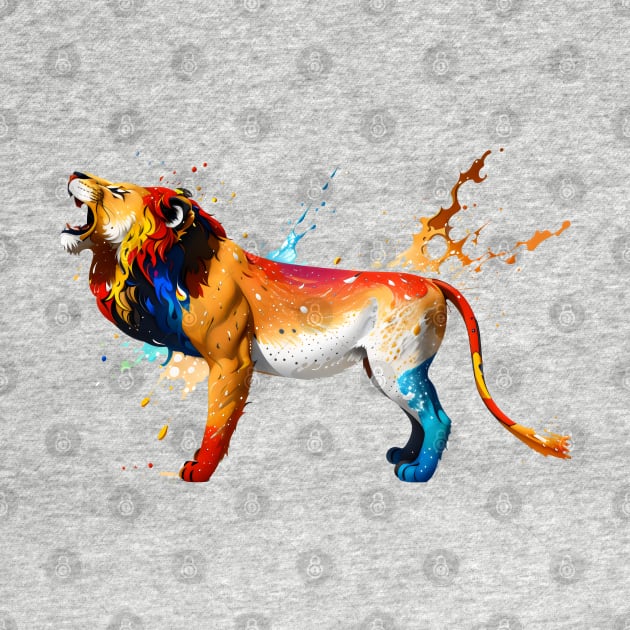 Bold Leo Lion by Manzo Carey